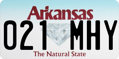 AR license plate 021MHY