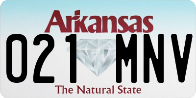 AR license plate 021MNV