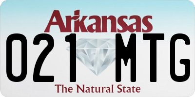 AR license plate 021MTG