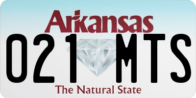 AR license plate 021MTS