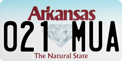AR license plate 021MUA