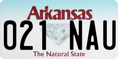 AR license plate 021NAU