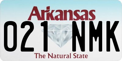 AR license plate 021NMK