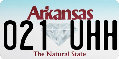 AR license plate 021UHH