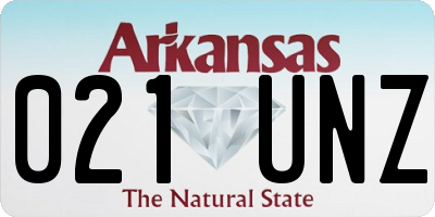 AR license plate 021UNZ