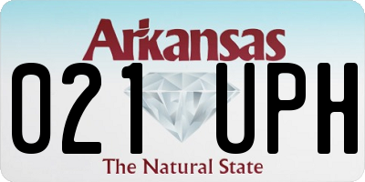 AR license plate 021UPH