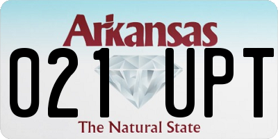 AR license plate 021UPT