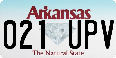 AR license plate 021UPV