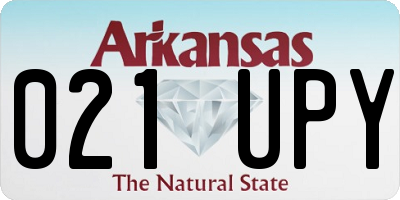 AR license plate 021UPY