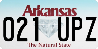 AR license plate 021UPZ