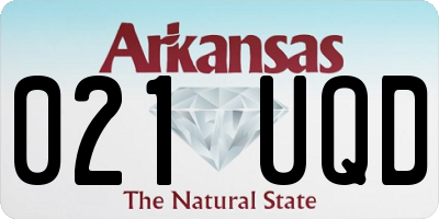 AR license plate 021UQD