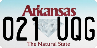 AR license plate 021UQG