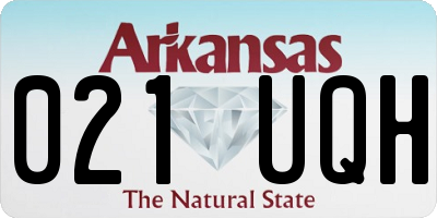 AR license plate 021UQH