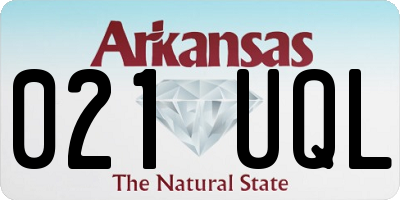 AR license plate 021UQL
