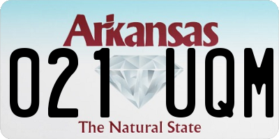 AR license plate 021UQM