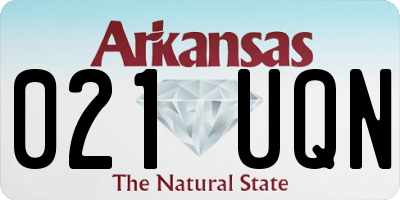 AR license plate 021UQN