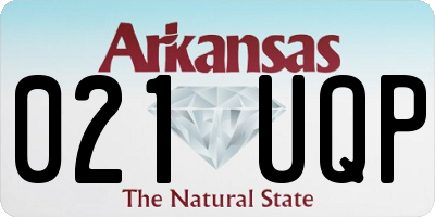 AR license plate 021UQP