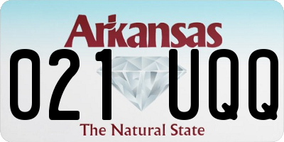 AR license plate 021UQQ