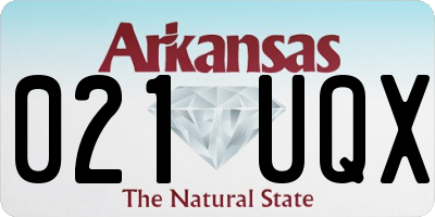 AR license plate 021UQX
