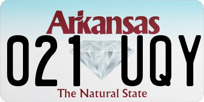 AR license plate 021UQY