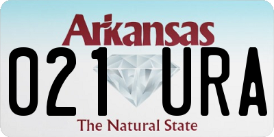 AR license plate 021URA