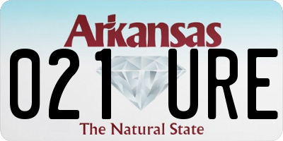 AR license plate 021URE