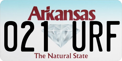 AR license plate 021URF