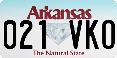 AR license plate 021VKO