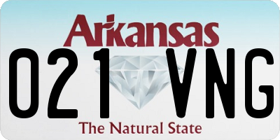 AR license plate 021VNG