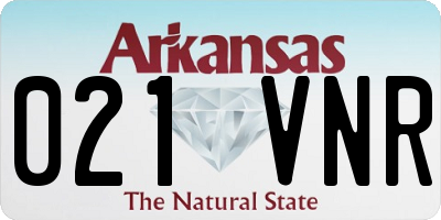 AR license plate 021VNR