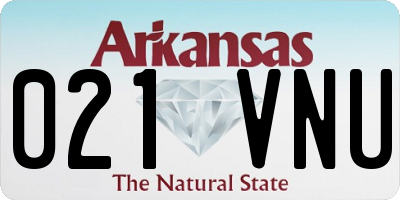AR license plate 021VNU