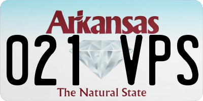 AR license plate 021VPS