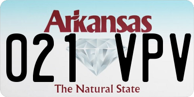 AR license plate 021VPV