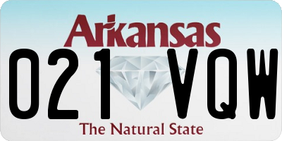 AR license plate 021VQW