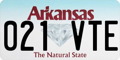 AR license plate 021VTE