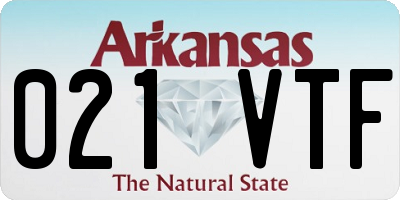 AR license plate 021VTF
