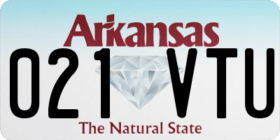 AR license plate 021VTU