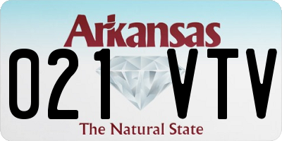AR license plate 021VTV