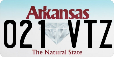 AR license plate 021VTZ