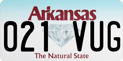 AR license plate 021VUG