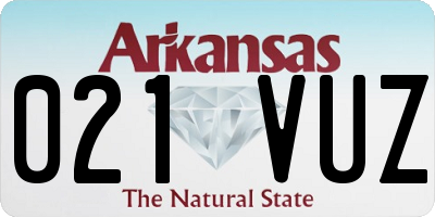 AR license plate 021VUZ