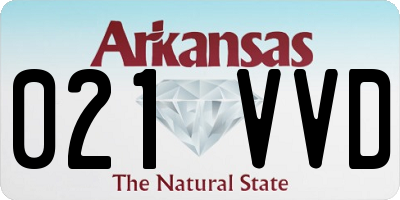 AR license plate 021VVD
