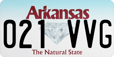 AR license plate 021VVG