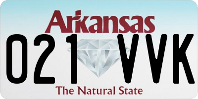 AR license plate 021VVK