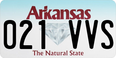AR license plate 021VVS