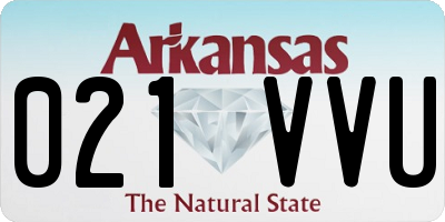 AR license plate 021VVU