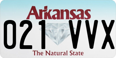 AR license plate 021VVX