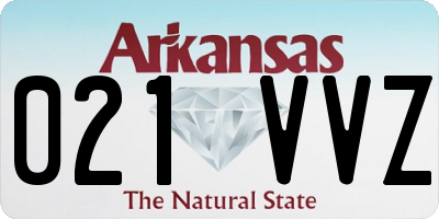 AR license plate 021VVZ