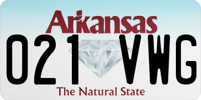 AR license plate 021VWG