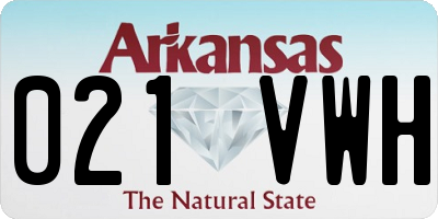 AR license plate 021VWH